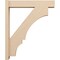 Ekena Millwork 6-in W x 30-in D x 36-in H Balboa Block Rough Cedar Woodgrain TimberThane Outlooker, Primed Tan OUTUR060X30X36BOA44RCPR - alternate 2